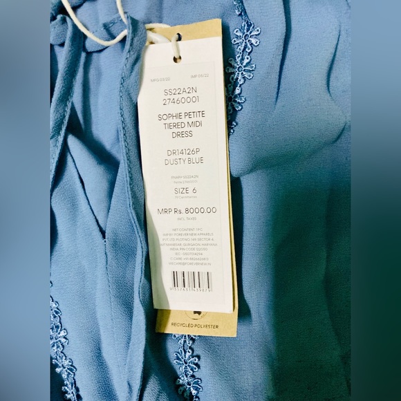 Forever New Sophie Petite Tiered Midi Dress - Picture 8 of 8